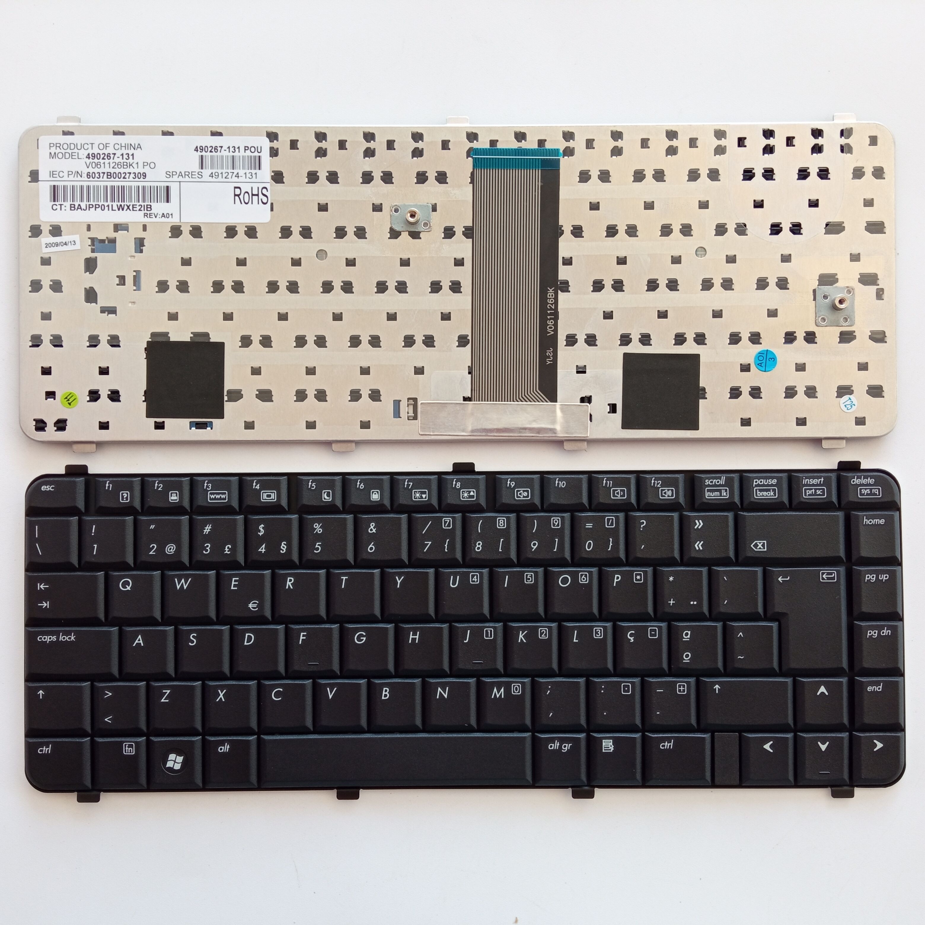 Picture of New Replacement Laptop Keyboard For HP CQ510/CQ511 BLACK PO Layout